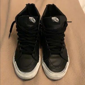 Nordstrom Exclusive leather hi top vans